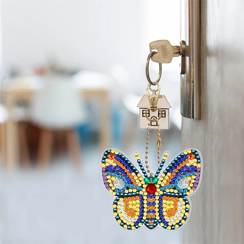 Disney animal key DIY Diamond Painting Keychain Embroidery