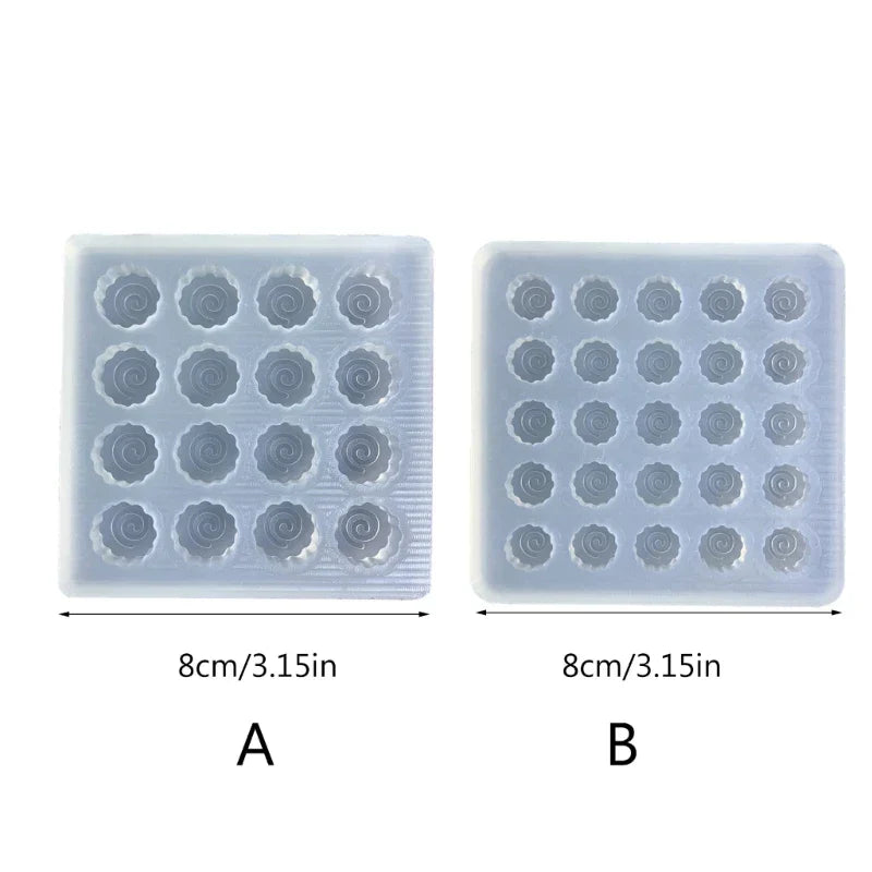Spiral Shape Paint Wax Pellet Mold Diy Paint
