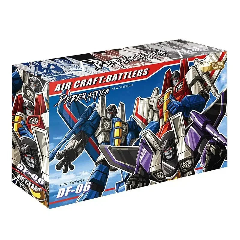 JINBAO Starscream Thundercracker Skywarp F15 FG01 DS01 DF06