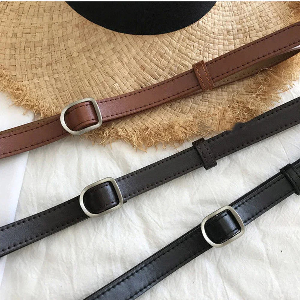 Fashion Luxury No-hole Buckle for Women Belt Luxury