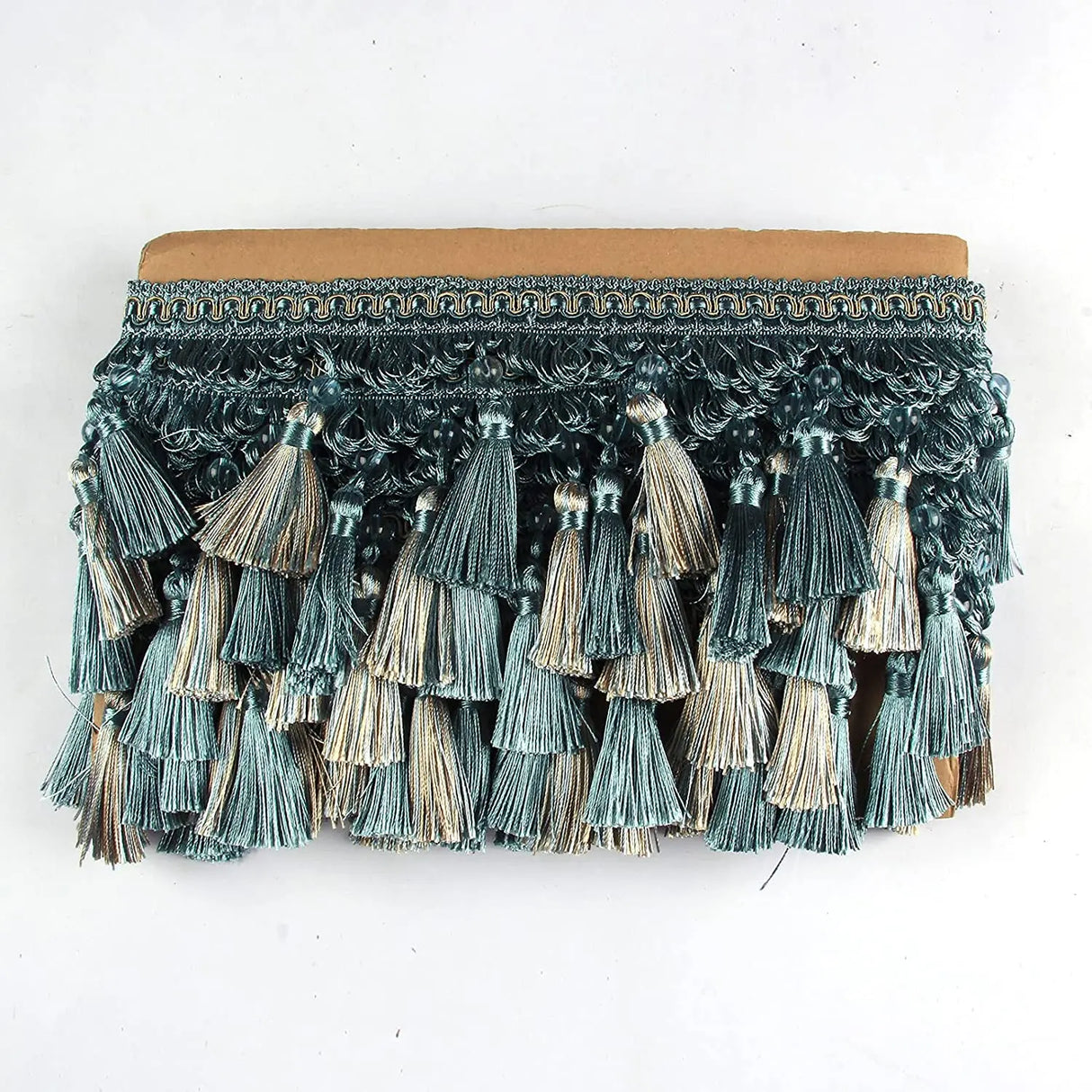 6M/Lot 9cm Width Curtain Fringe Tassel Trim Lace