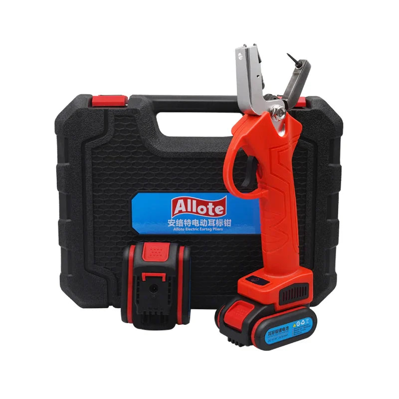 1Set Electric Ear Tag Plier Animal Control Device