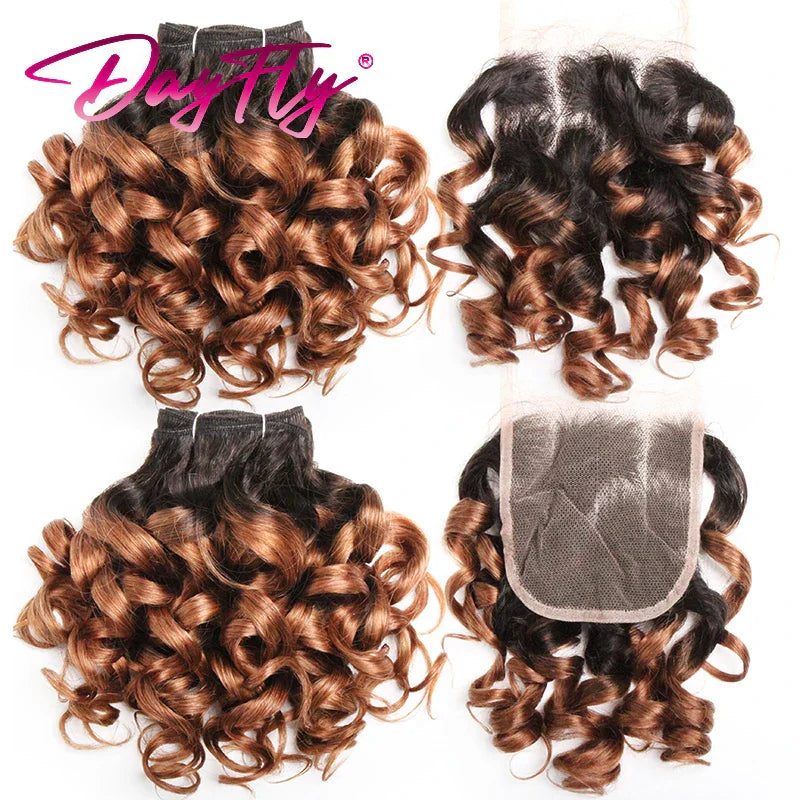 Hair Bundles With Closure Natural Brazilian Hair Weave