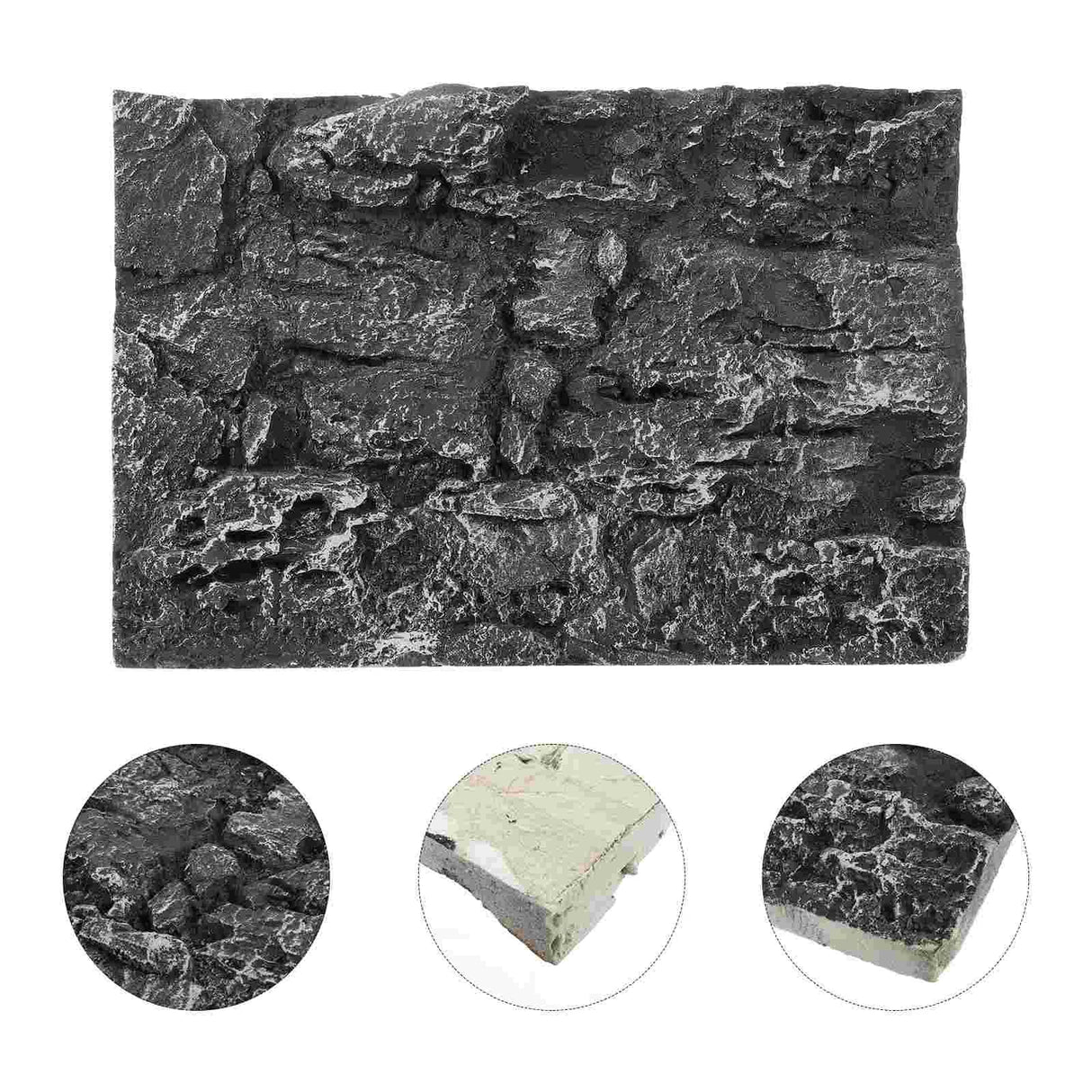 Background Rock Slab Terrarium Landscape Photography Board Reptiless
