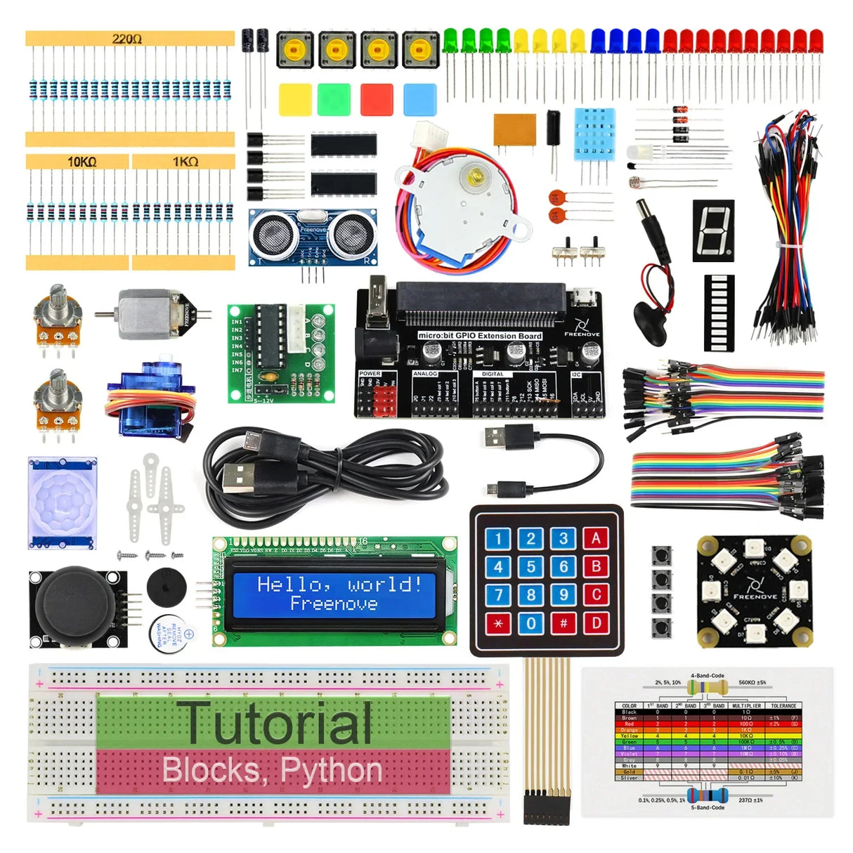 Freenove Ultimate Starter Kit for BBC micro:bit V2,