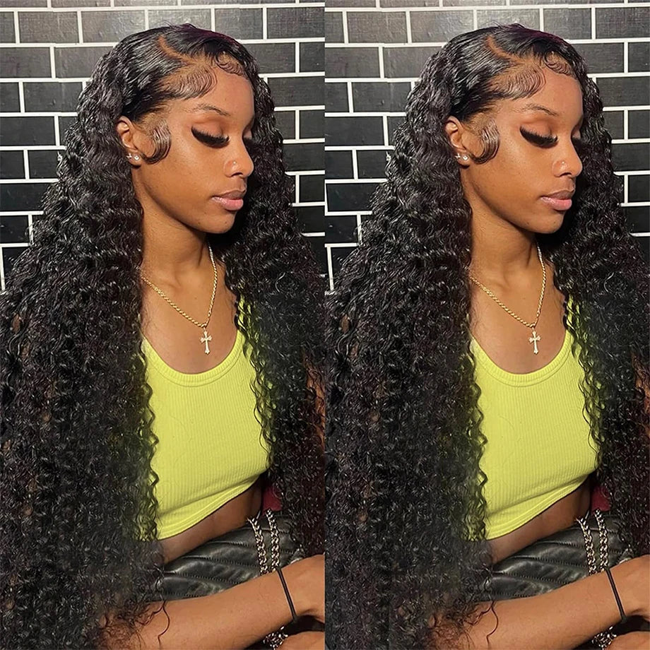 Deep Wave 13x4 Lace Front Human Hair Wigs