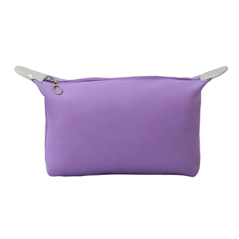 Professional Custom Embroidery PU Makeup Bag Portable Waterproof