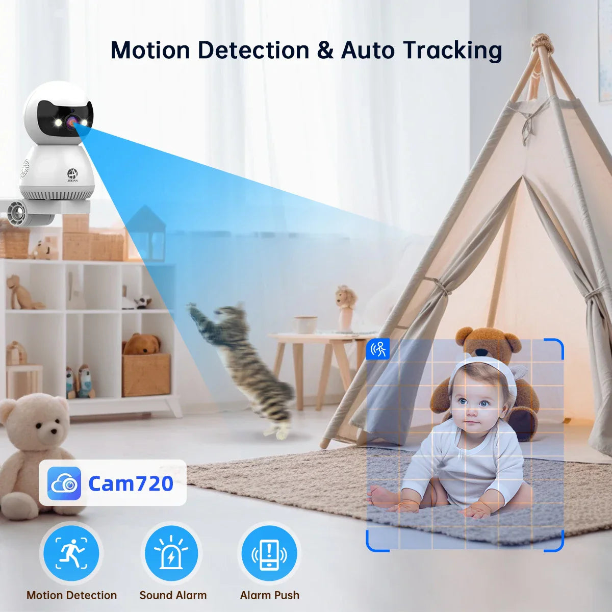 JOOAN 5MP 3MP IP Camera 5G WiFi Home