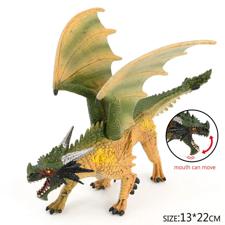 simulation dragon figurines model Savage Flying Magic Dragon