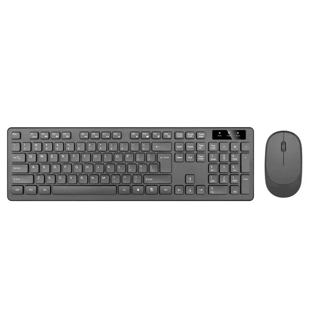 Bluetooth-compatible 2.4G Wireless Keyboard Mouse Combo Protable Mini