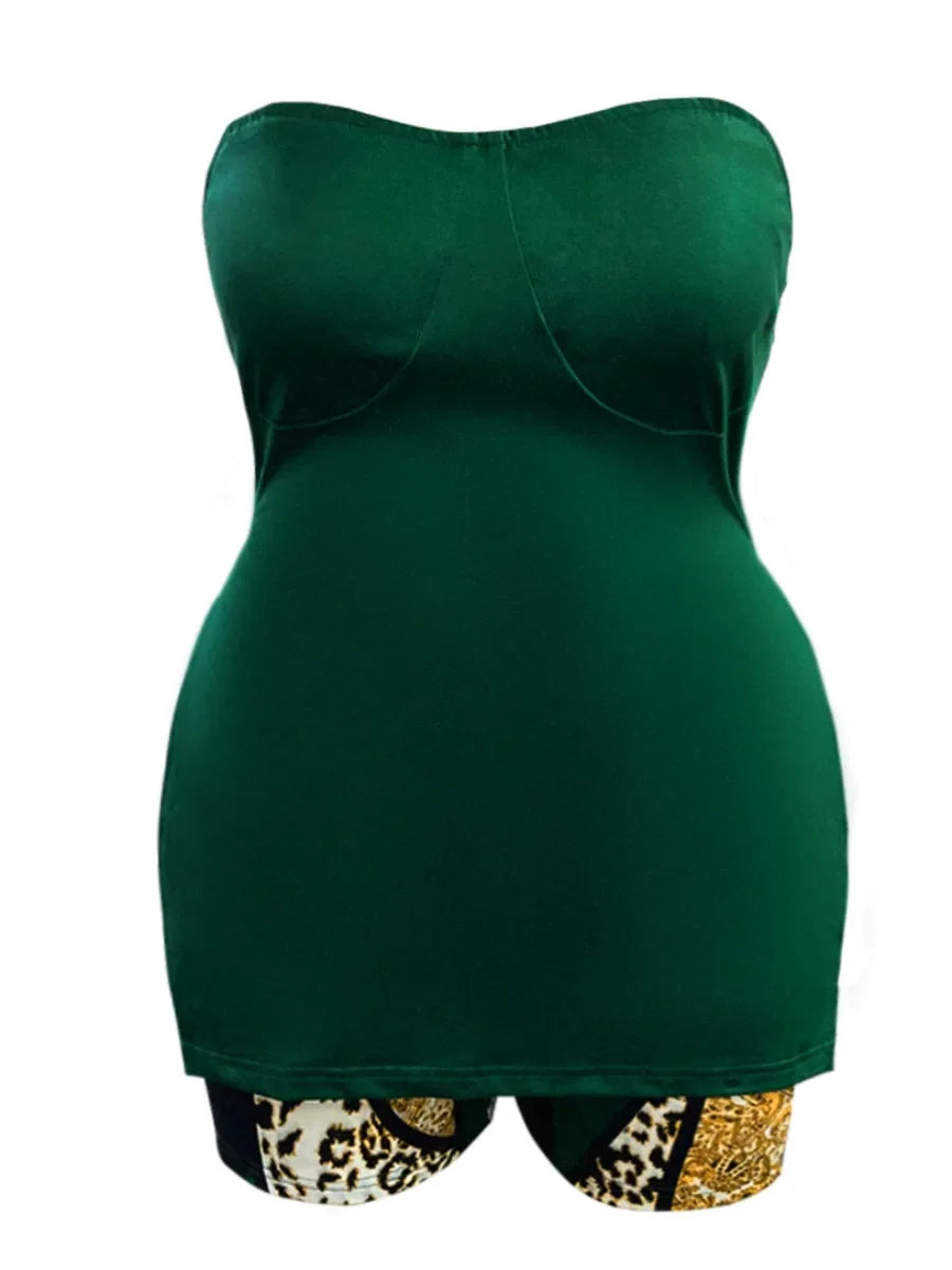 LW sexy Plus Size Off The Shoulder Split