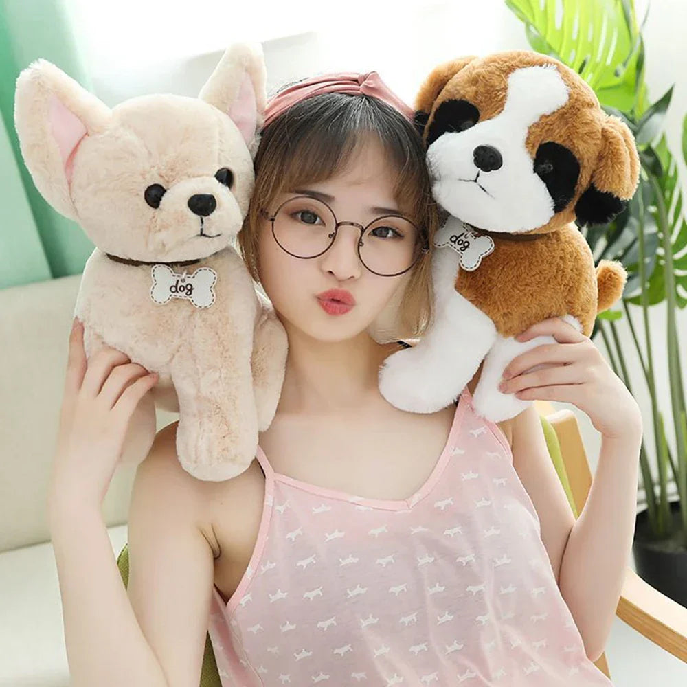 Cute Simulation Of Many Kinds Of Dog Plush
