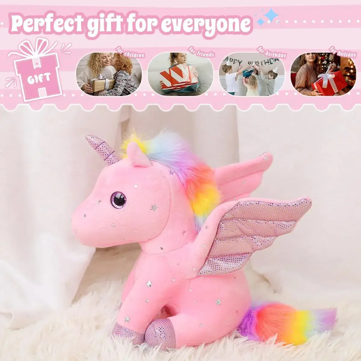 Plush Unicorn Stuffed Animal Cute Plush Toy Gift