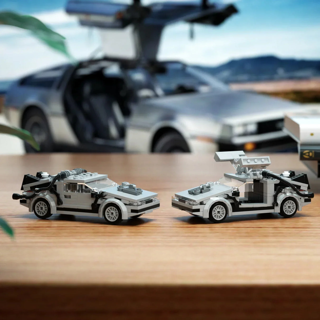 BuildMoc Back Future Super Car Building Blocks High-Tech