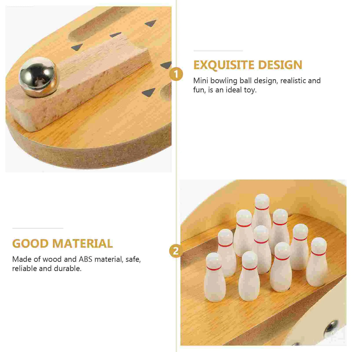 AntiAlzheimer's Live Toys Elderly Interactive Adult Mini Bowling