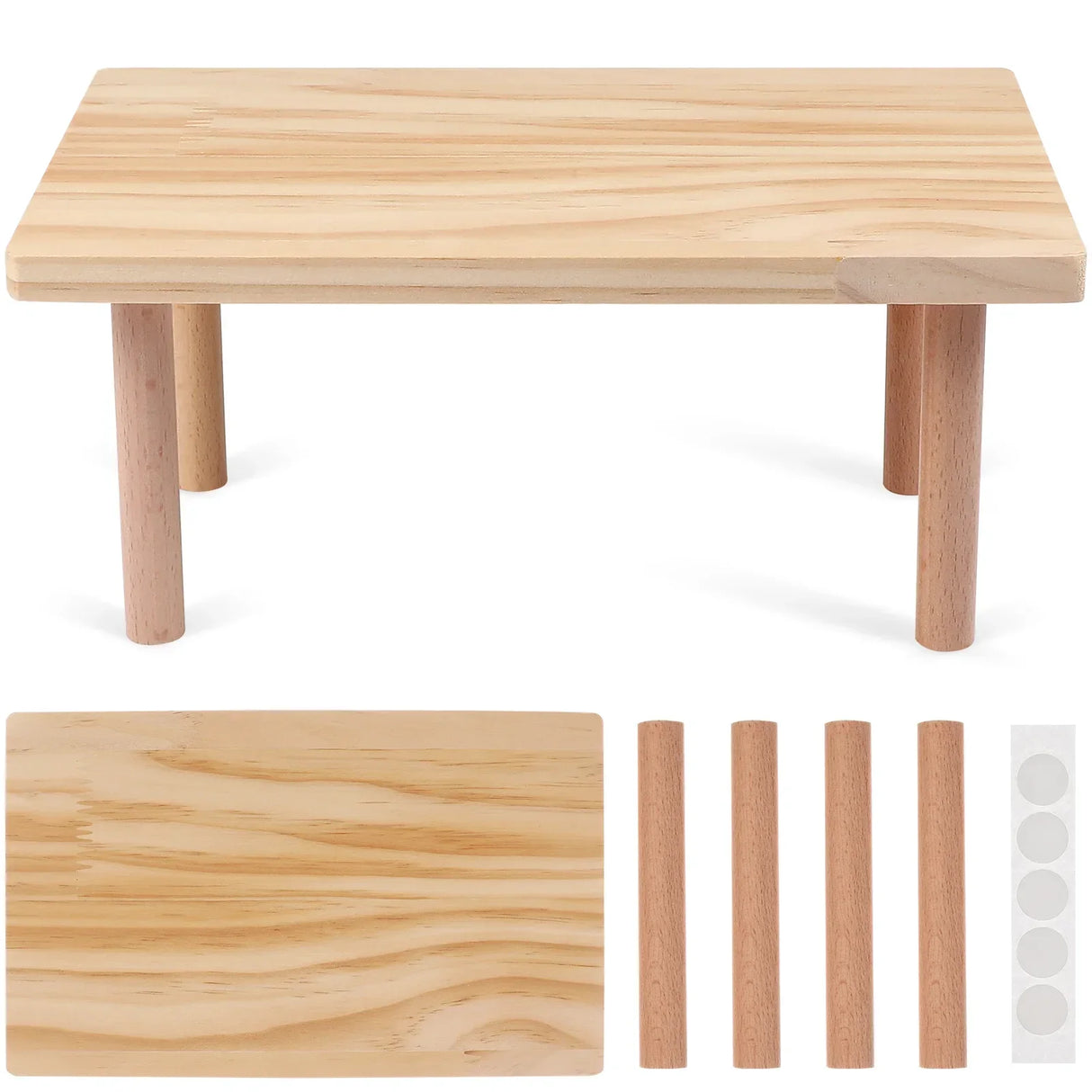 Hamster Play Wooden Platform Small Pet Playing Stand