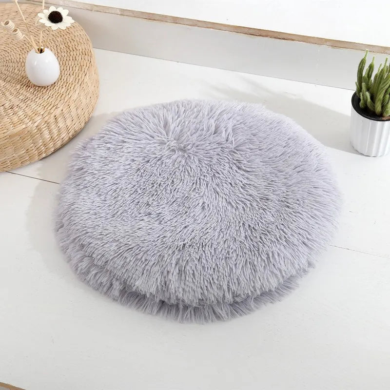 Round Cat Bed Mat Pet Sleeping Bed For