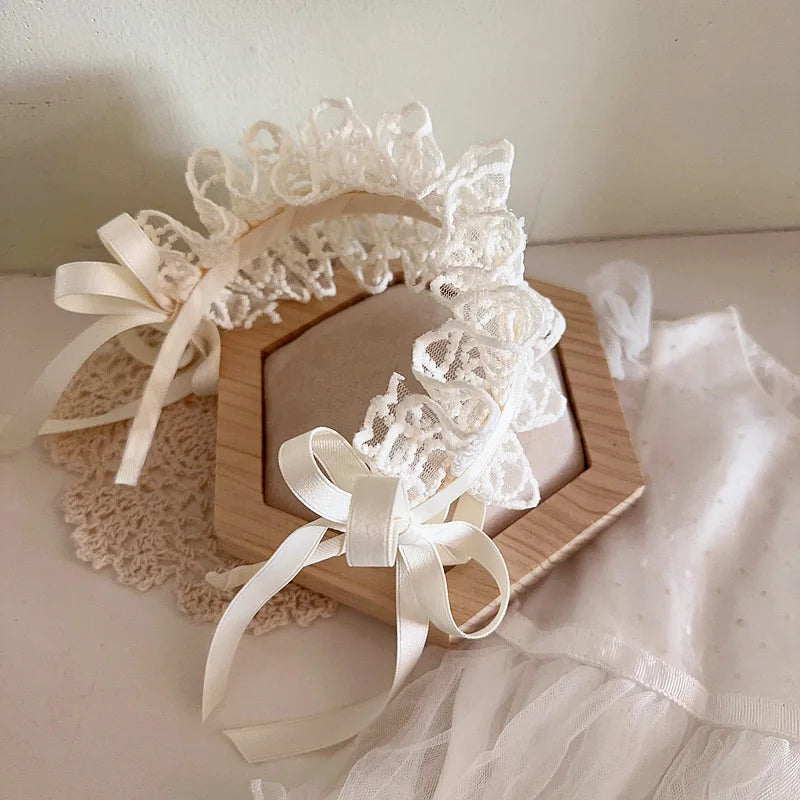 Retro Lace Hairbands for Toddler Girl Sweet Princess