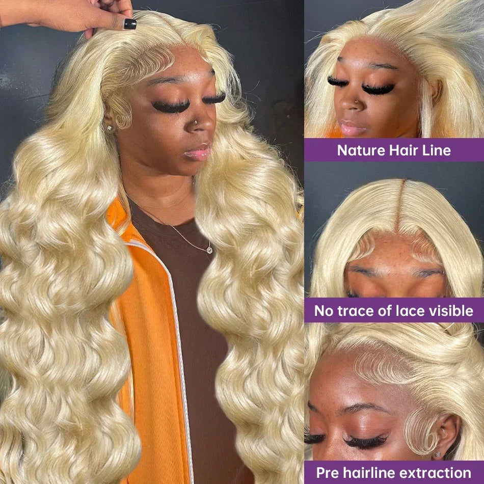 250% 13x4 13x6 HD Lace Front Wig 613