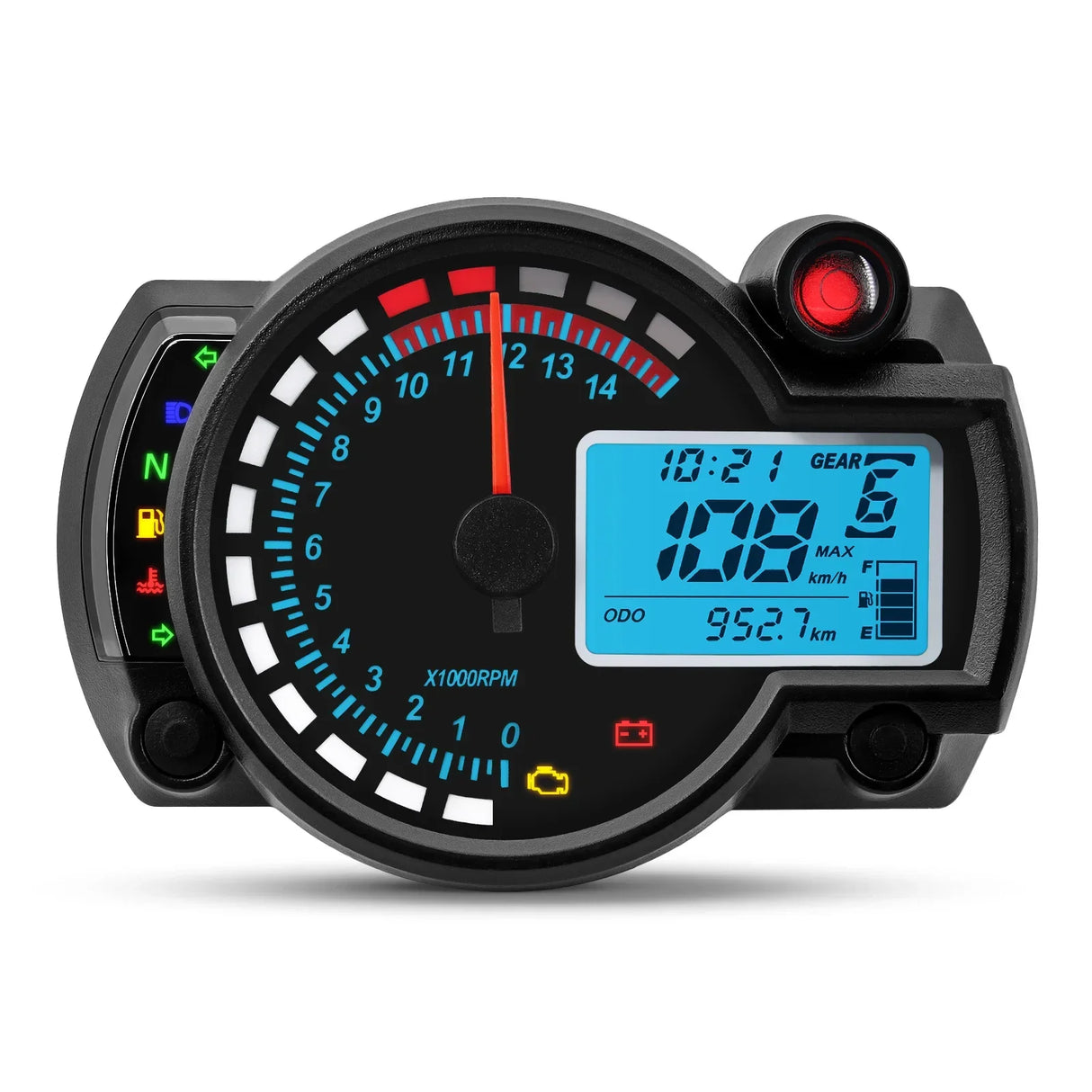 2023 Universal LCD Digital Motorcycle Speedometer