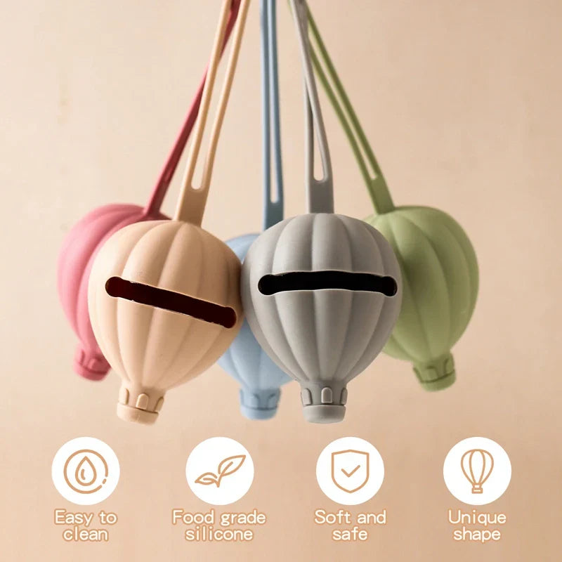 2PC/set Baby Pacifier Holder Food Grade Silicone Infant