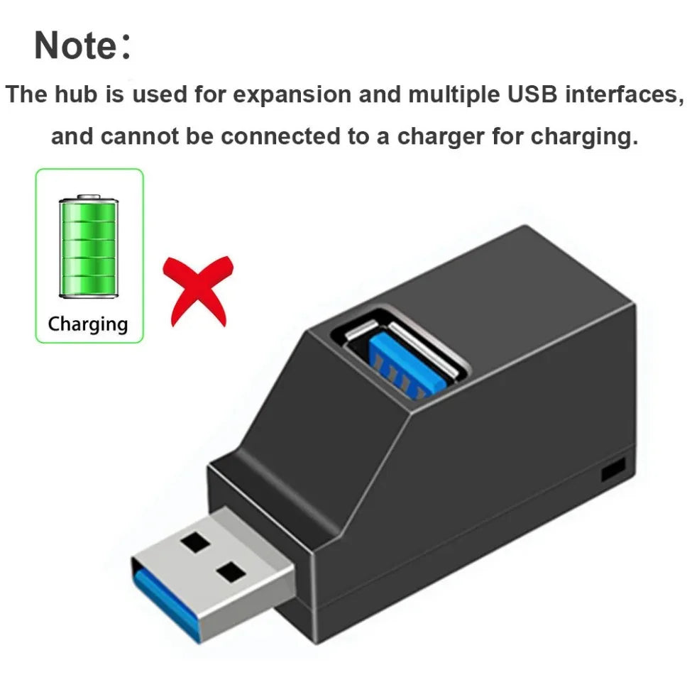 USB 3.0 Hub 3 Ports Fast Data Transfer