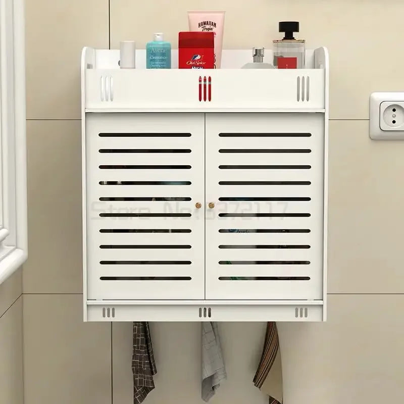 Bathroom Cabinet 38x18x43cm Wall Mounted Bathroom Toilet Furniture