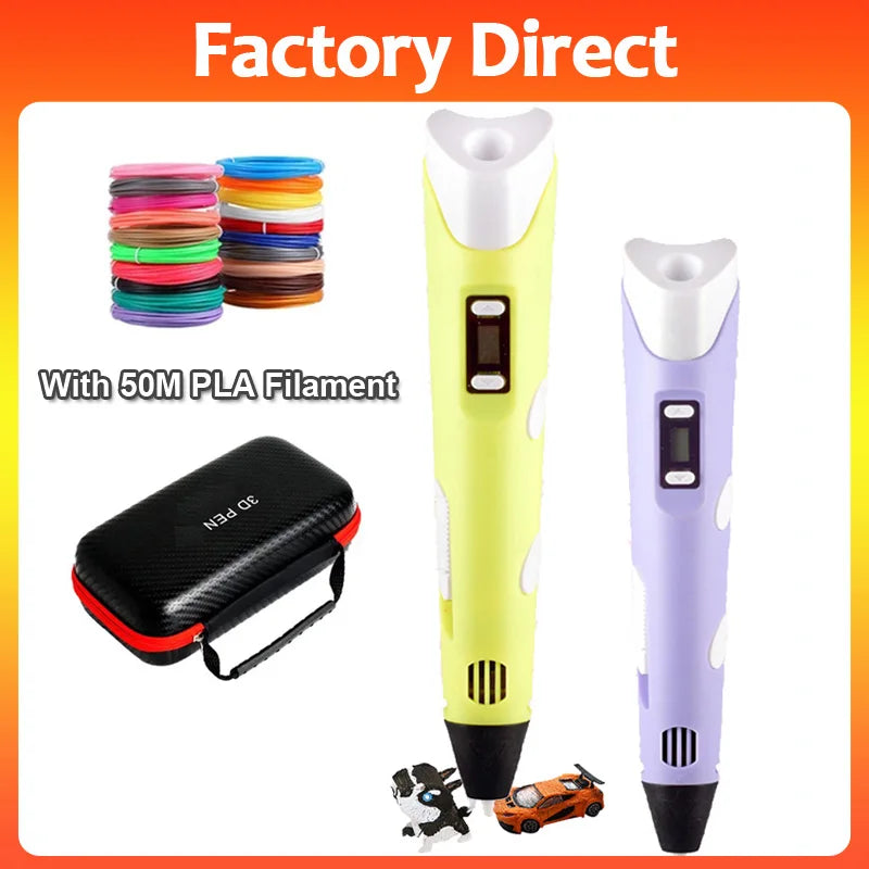 Creative 3D Printing Pen Set for Kids with