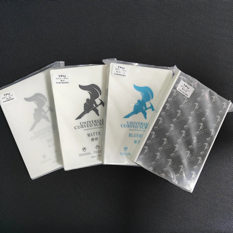50pcs HD Hydrogel Film LCD Screen Protector For