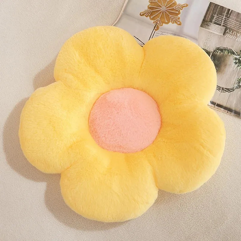 35cm Stuffed Daisy Flower Seat Cushion Sunflower Shape