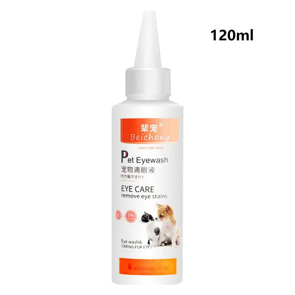 Dog Tear Eye Drops 120ml Pet Eye Drops