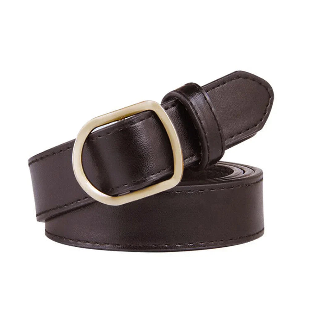 Fashion Luxury No-hole Buckle for Women Belt Luxury
