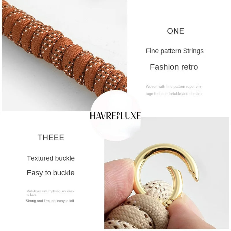 Bag Strap For longchamp Mini Bag Woven Strap