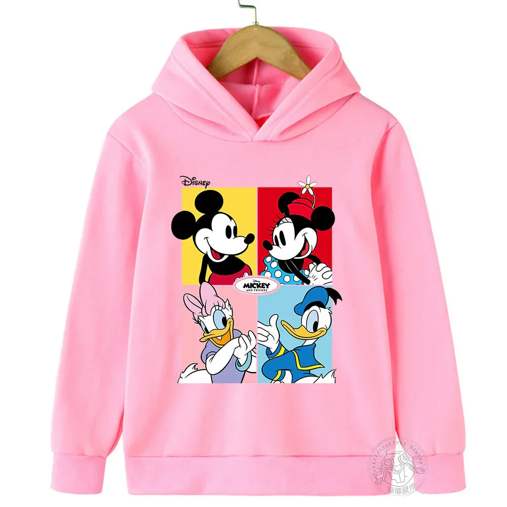 Sweatshirts Manga Anime Mickey Minnie Mouse Hoodie Kid