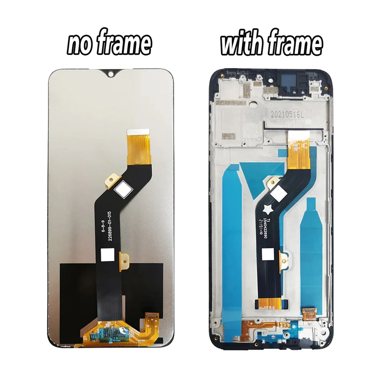 6.82" Display For Infinix Hot 11 X689F Helio