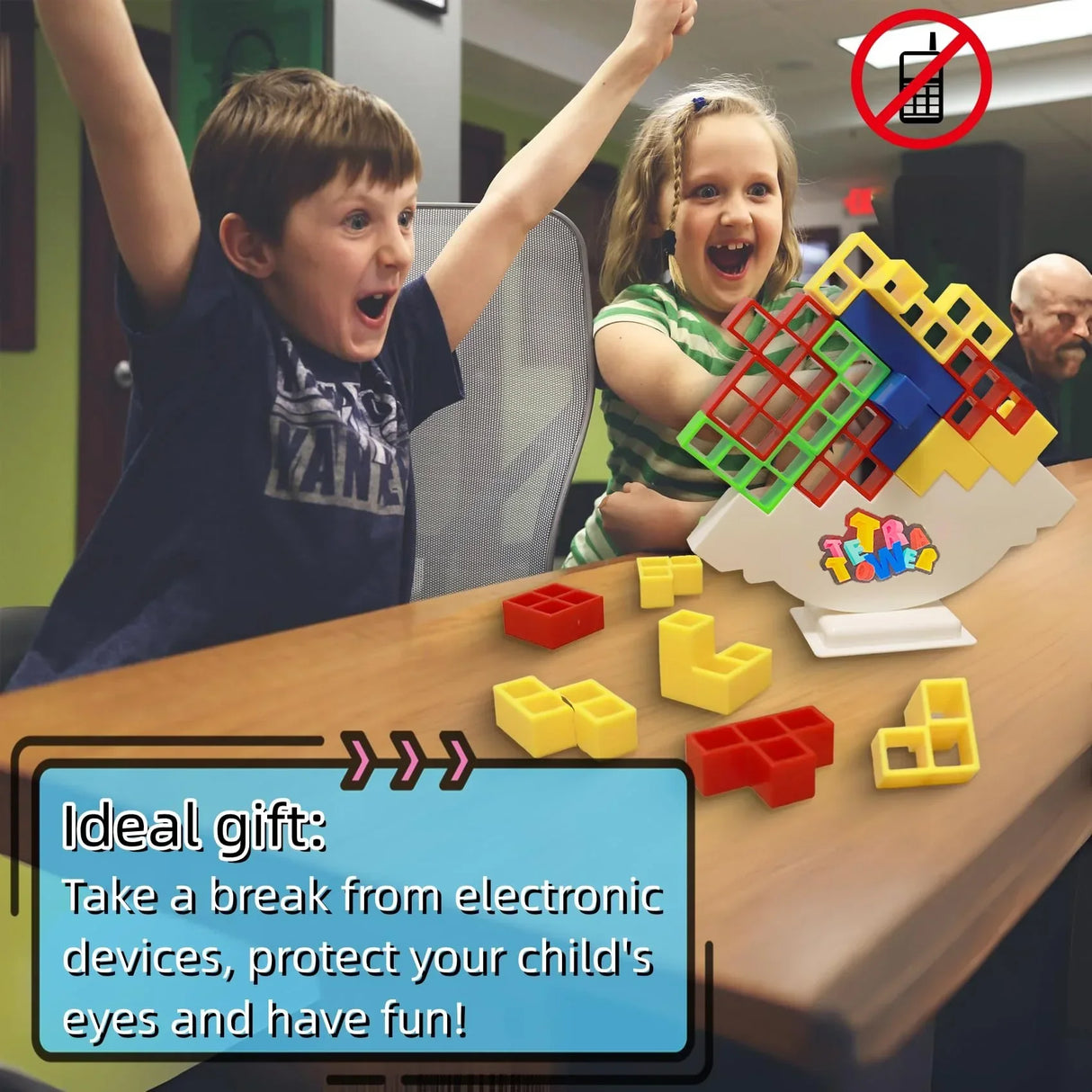 16PCS/32PCS/48PCS Russian Block Cubes Stacking Practice Children's Concentration