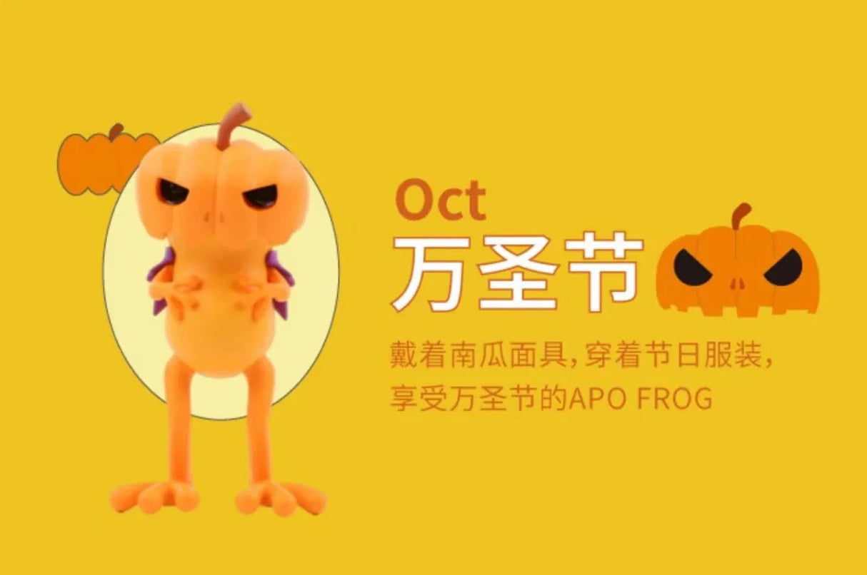 TwelveDot Apo Frogs 12 Months Figurine Xinghui Creations