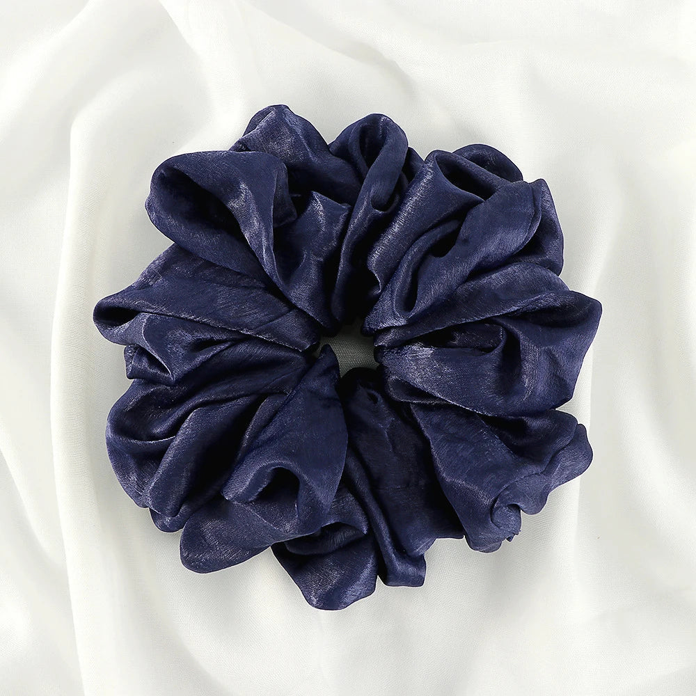 Big Size Shiny Chiffon Scrunchies for Muslim Women