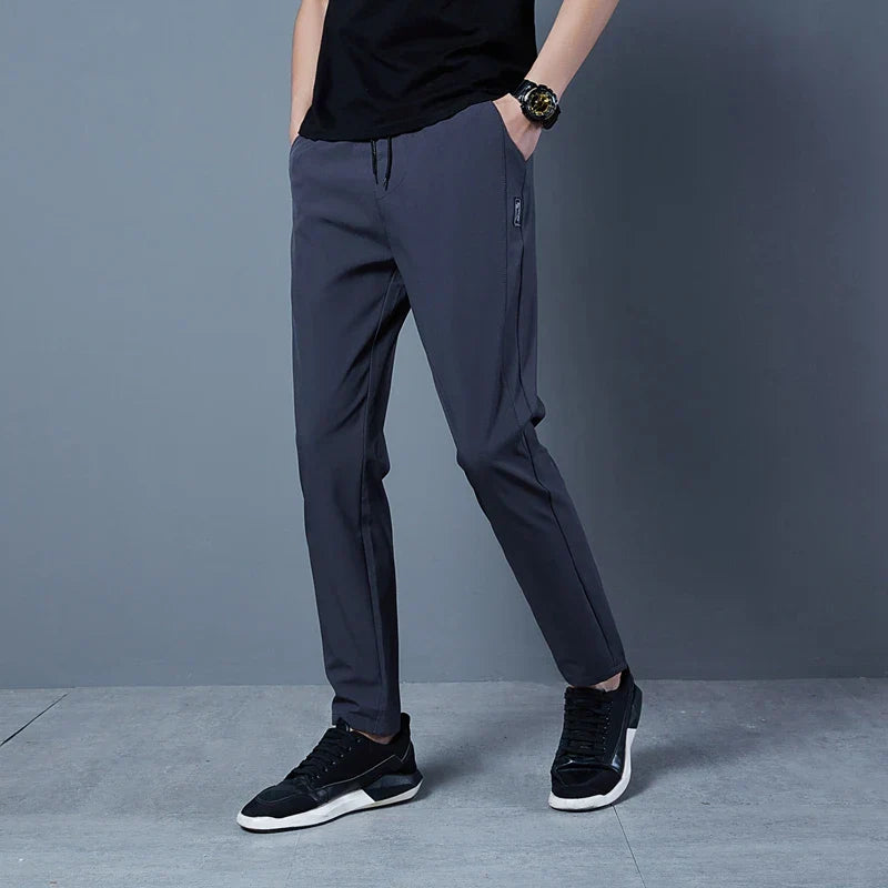 Men's Pants 2024 Casual Business Stretch Slim Fit