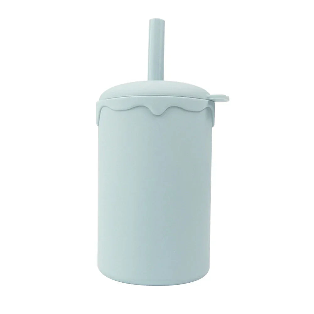 Baby Drinking Cup Silicone Baby Straw Cup Infant