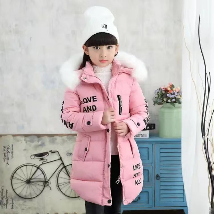 2023 Winter Warm Jackets for Girls Fashion Fur