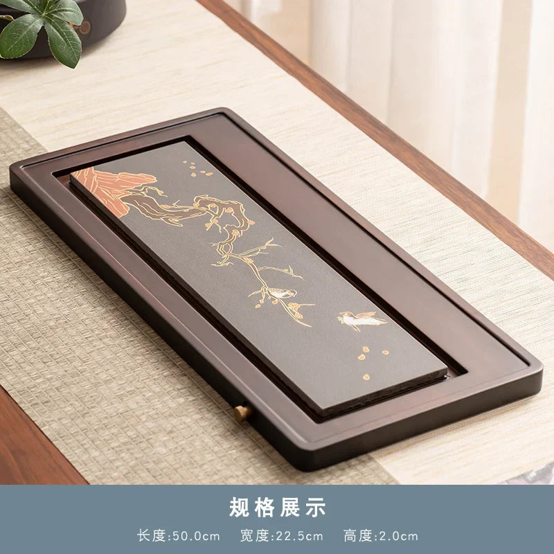 Kitchen Gadget Tea Tray Wood Coffeeware Teaware Office
