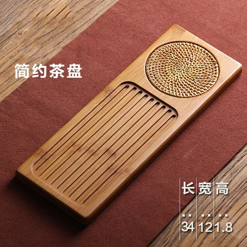 Kitchen Dish Tea Tray Modern Coffeeware Teaware Bamboo