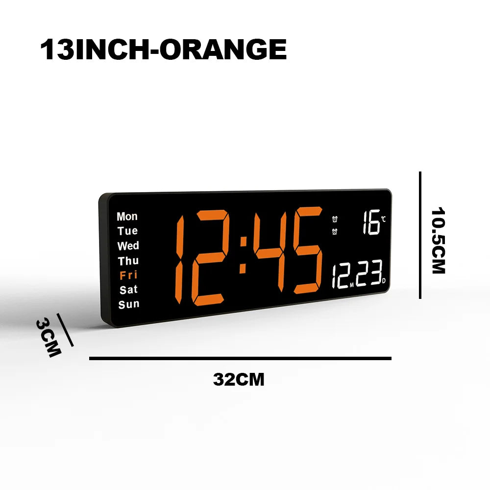 16inch Digital Wall Clock Large LED Alarm Clock