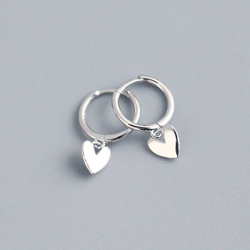 WOOZU 925 Sterling Silver INS Minimalism Sweet Love