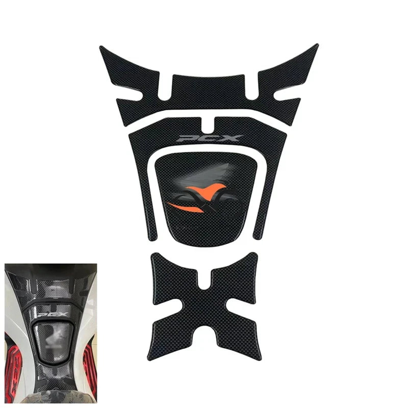 5D Carbon Fiber Motorcycle Stickers Tank Pad Protector