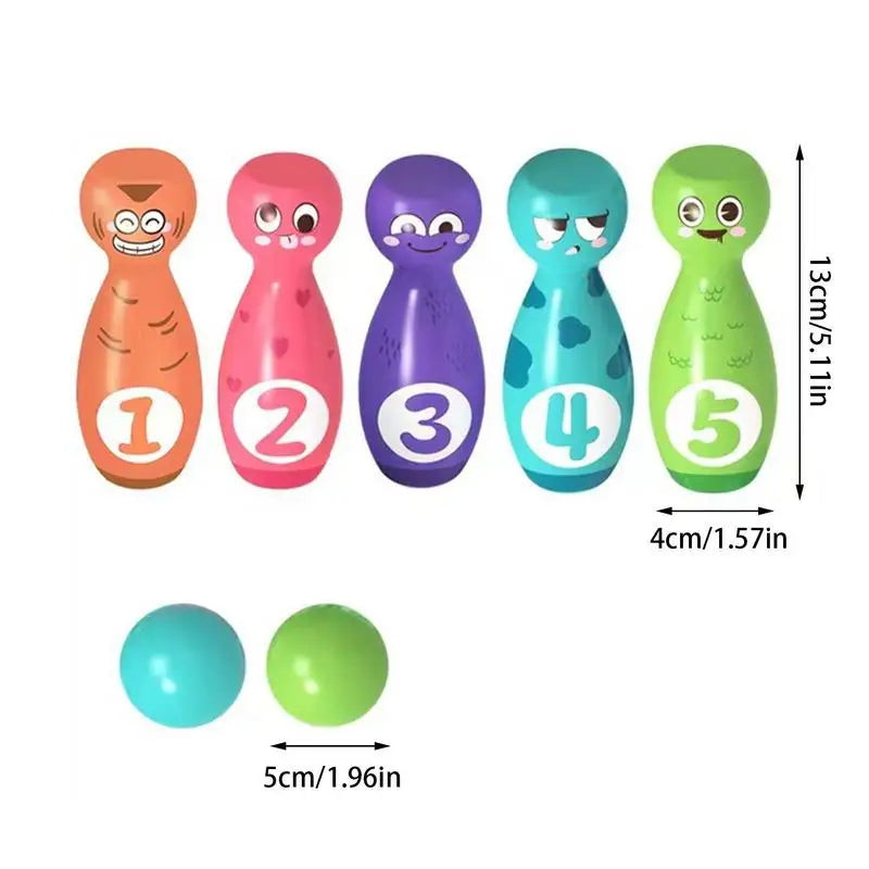 Kids Bowling Set Creative Tabletop Mini Bowling Set