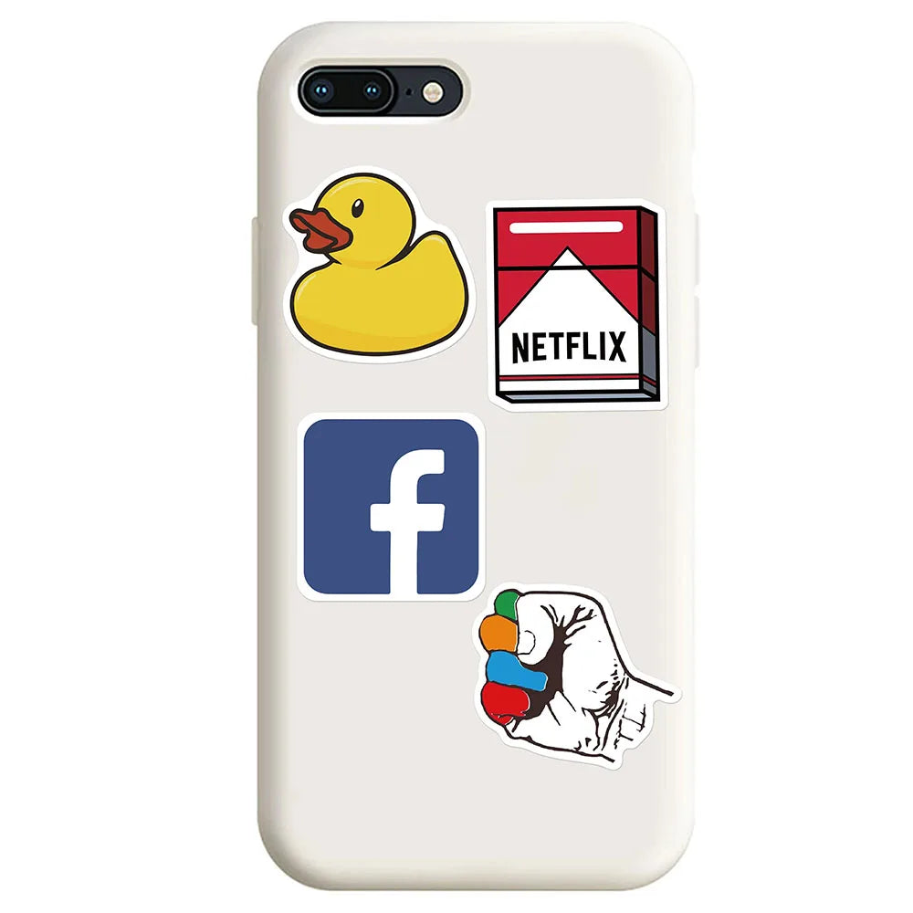 102550100Pcs Disney Cool Fashion Brand Logo Stickers DIY