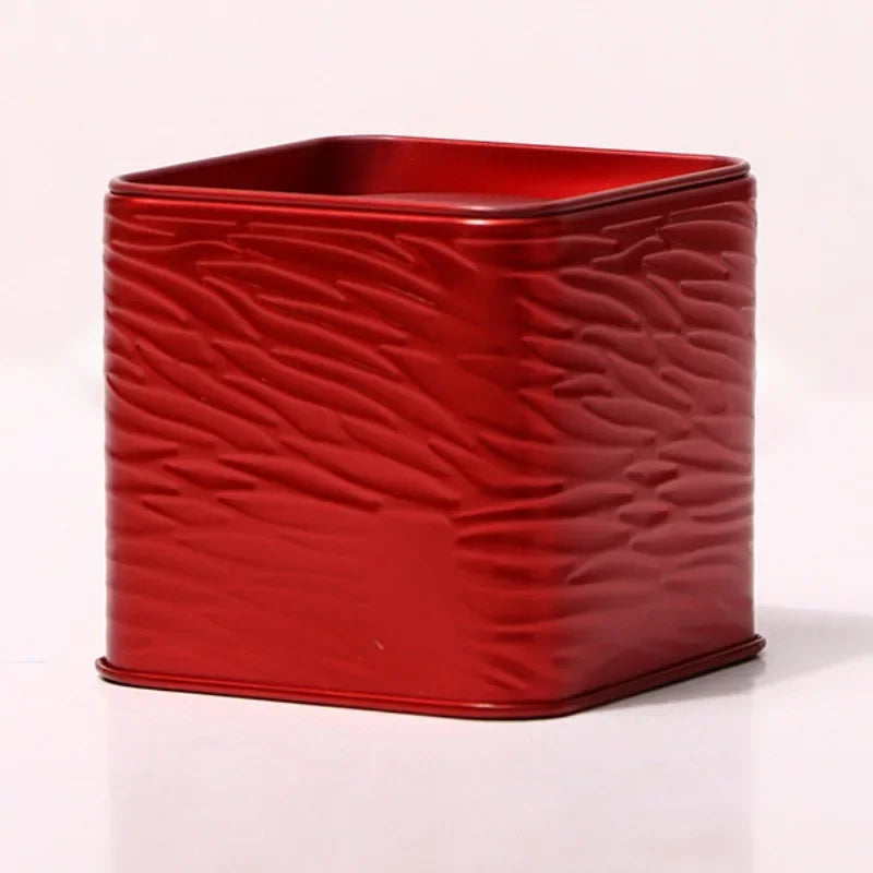 Mini Square Metal Pet Urn, Funerary Animal Ash