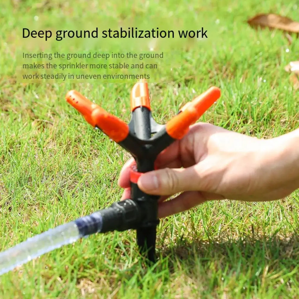 Automatic Garden Sprinkler 360 Degrees Rotary Adjustable Automatic